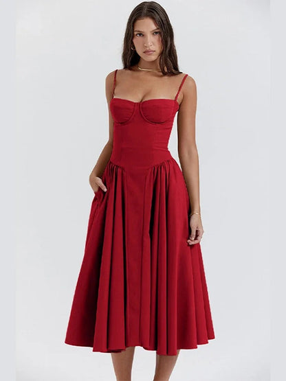 Firenze -Abito elegante senza maniche