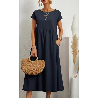 LP | Midi dress with side pocket
