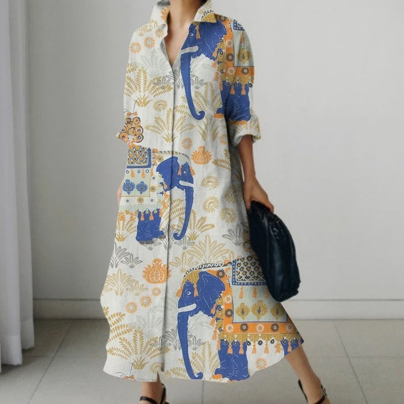 LP | Retro Printed Dress