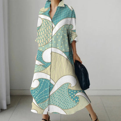 LP | Retro Printed Dress