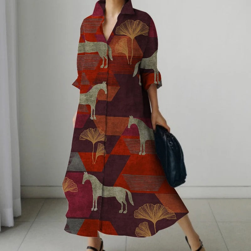 LP | Retro Printed Dress