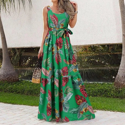 LP | Wide dress with floral print