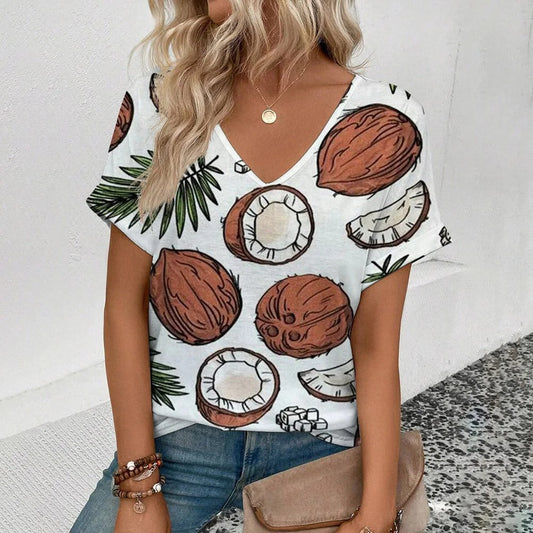 LP | Modern T-shirt with fruit print