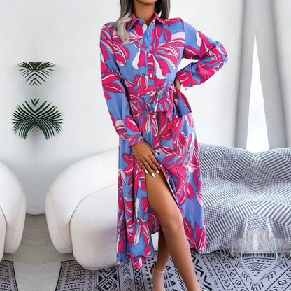 Mc | Shirt dress with lace collar