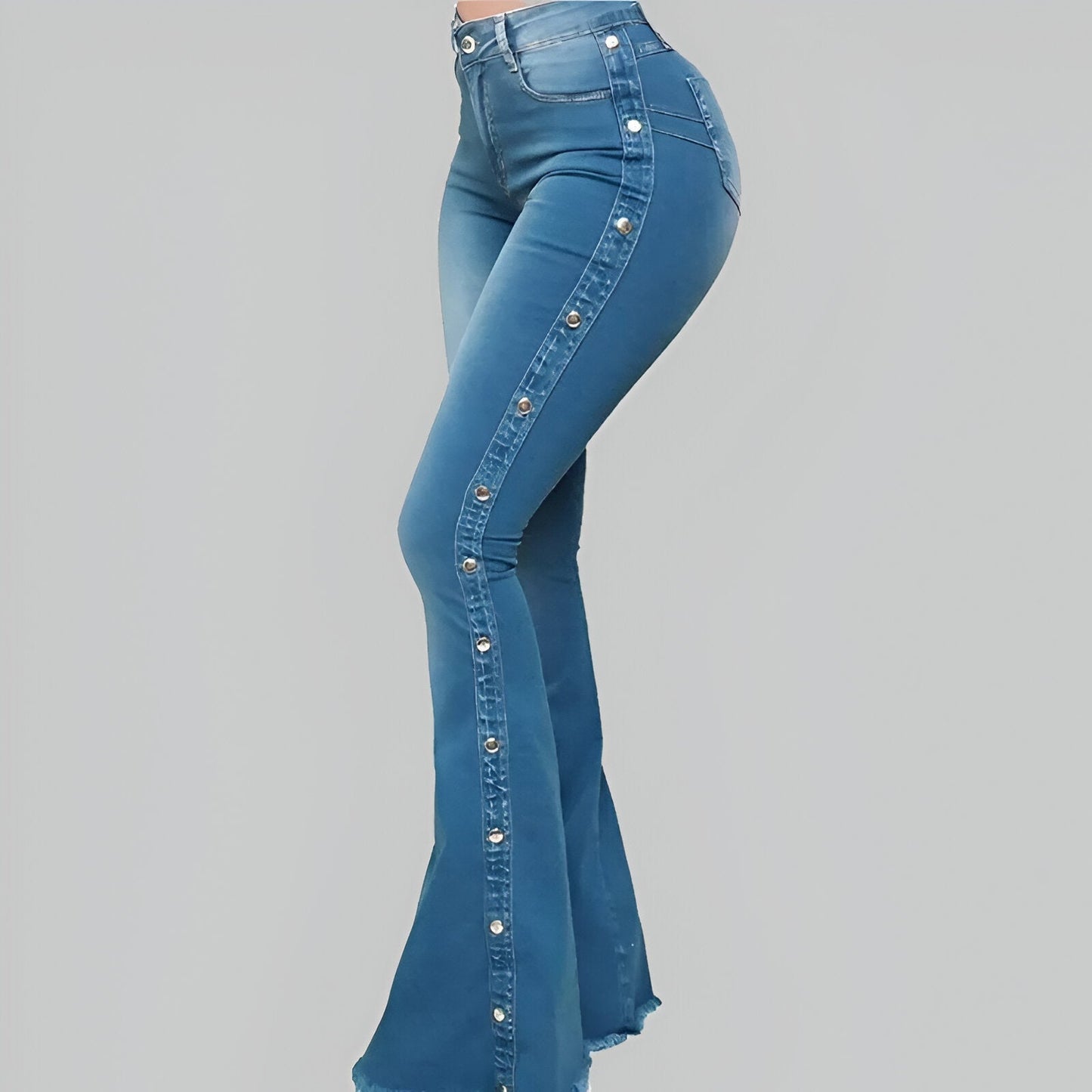 Milica | Vintage-inspired high-waisted flared jeans