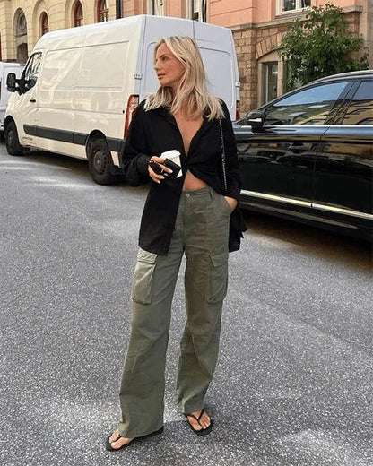 Olivia | Comfortable cargo pants | Daily use | Durable fabric