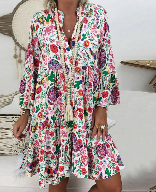 LP | Boho-style chiffon dress