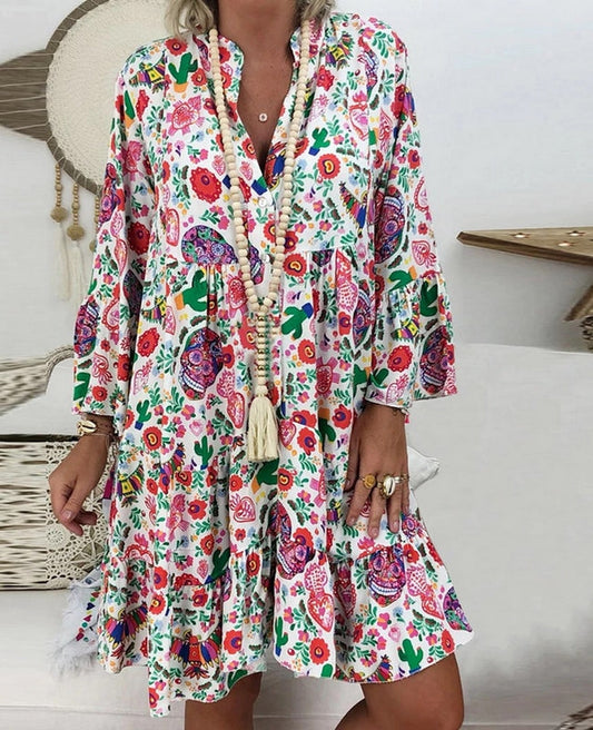 LP | Boho-style chiffon dress