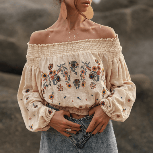 Martha embroidered blouse