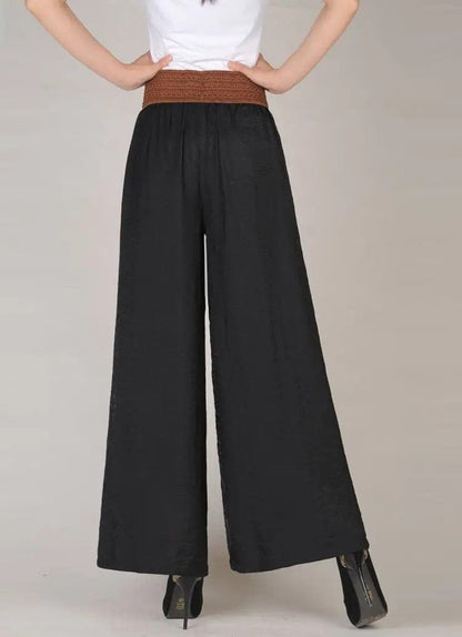 LP | Clothing with lacing, high waist, wide legs, vintage pants