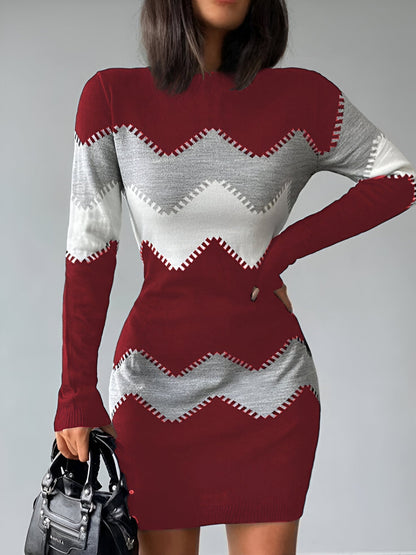 LP | Elegant knit bodycon mini dress